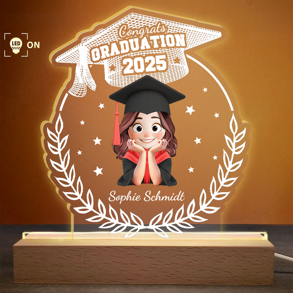 Graduation Gifts Custom Night Light - Graduation Gift - Night Light Plaque