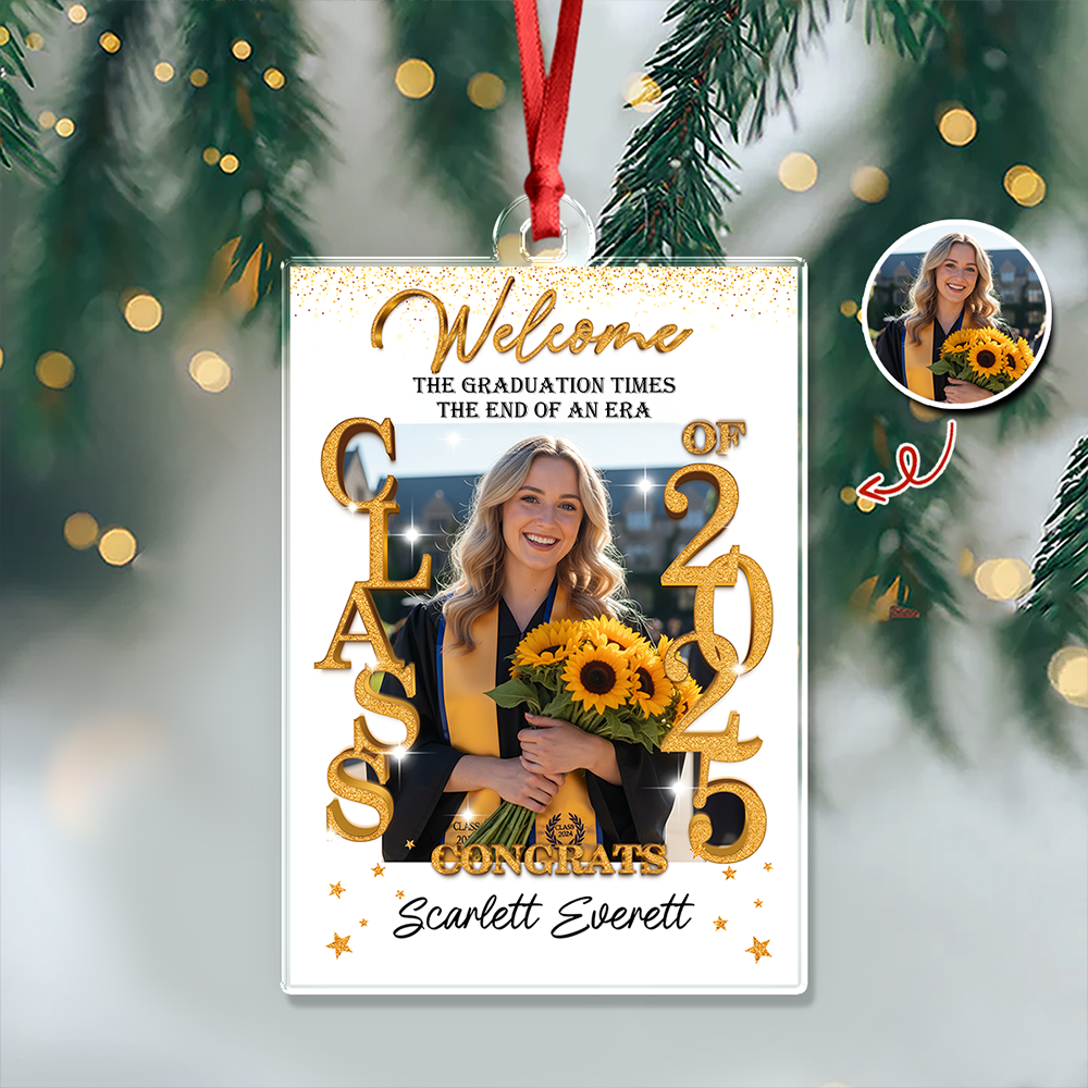 The End Of An Era - Personalized Custom Acrylic Ornament