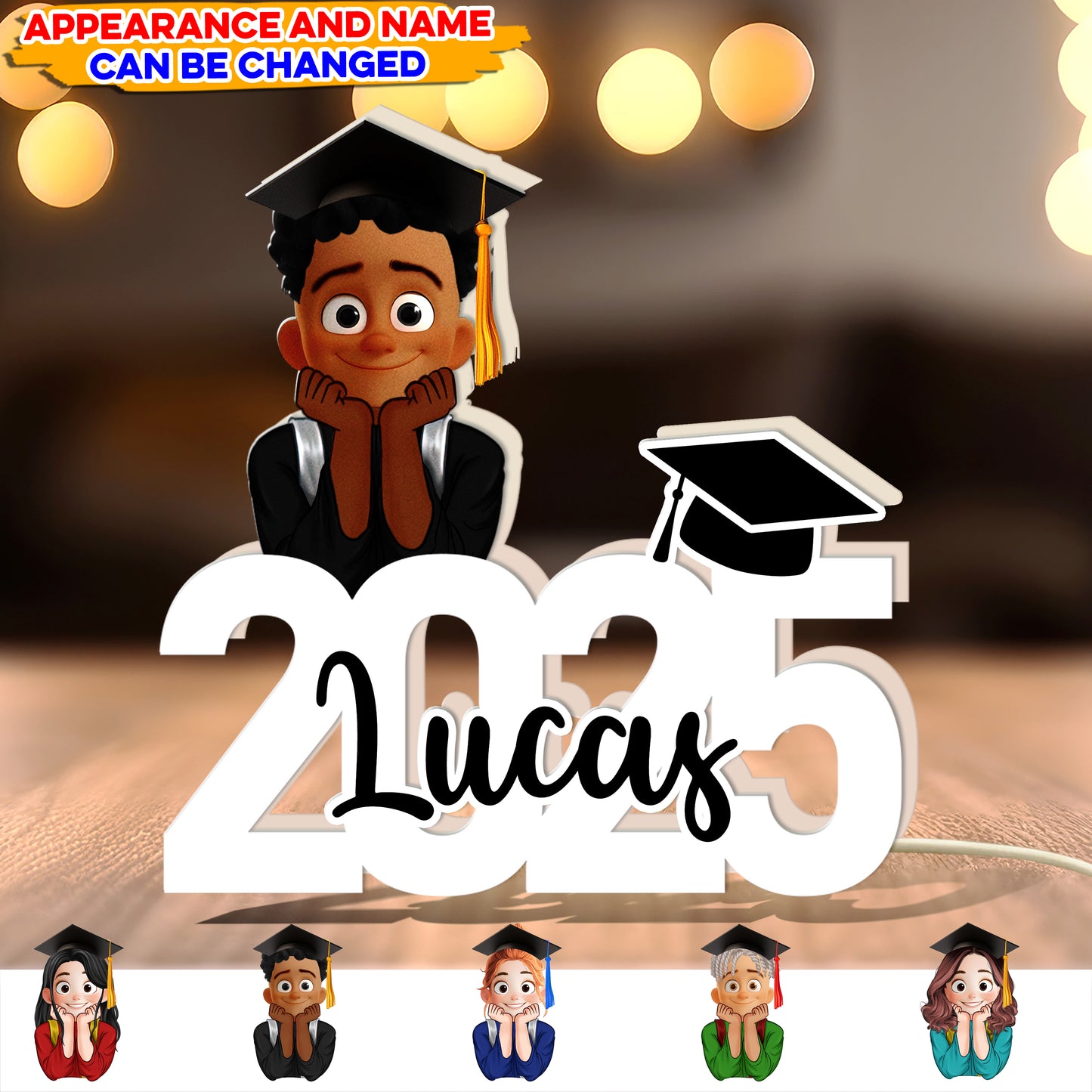 Class Of 2025 Graduation Personalized Light Box, Graduation Gift, Graduation Party Decoration