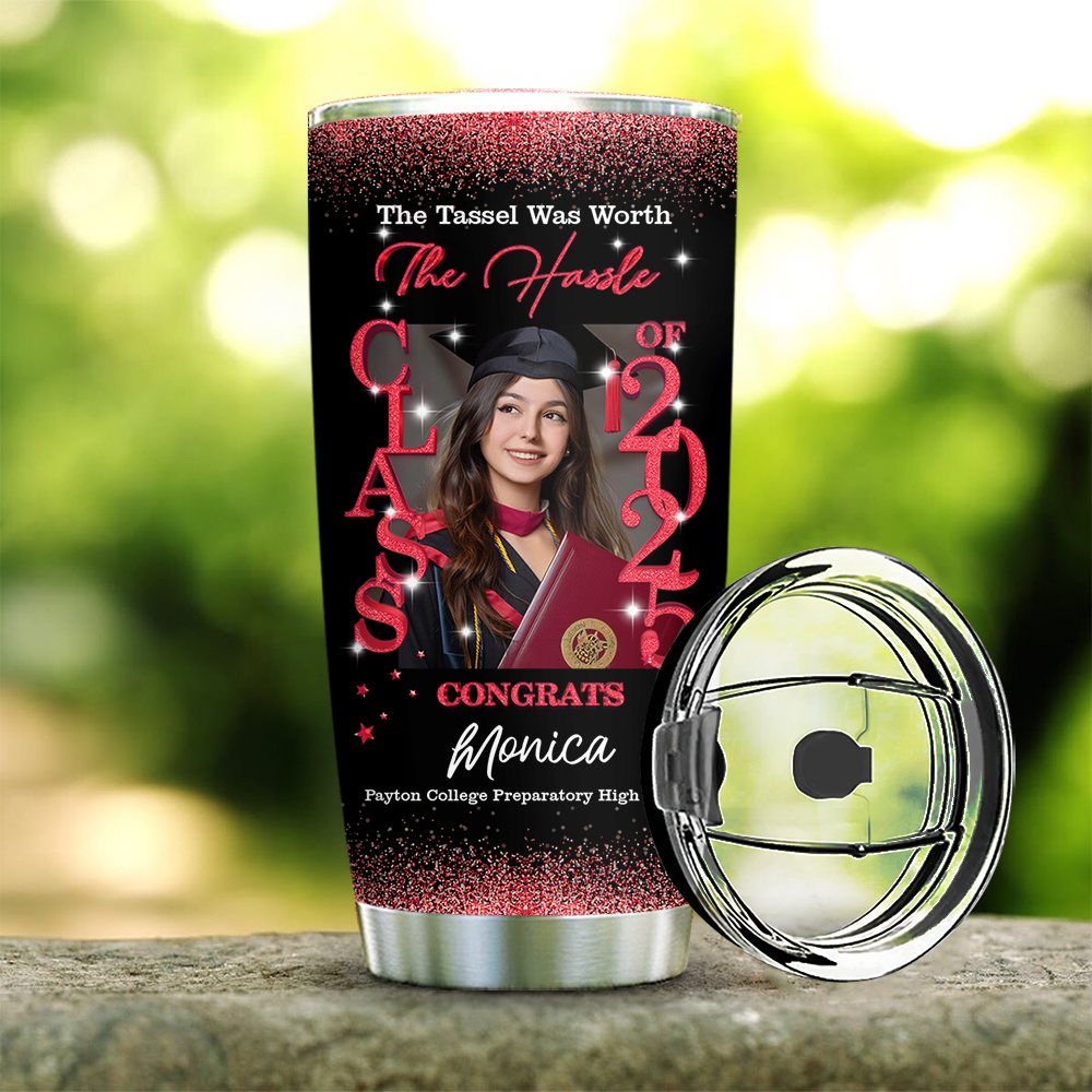 Class Of 2025 Custom Graduation Tumbler -  Personalized Custom Tumbler