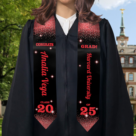 Custom Name Graduation Gift Stoles - Personalized Graduation Stoles