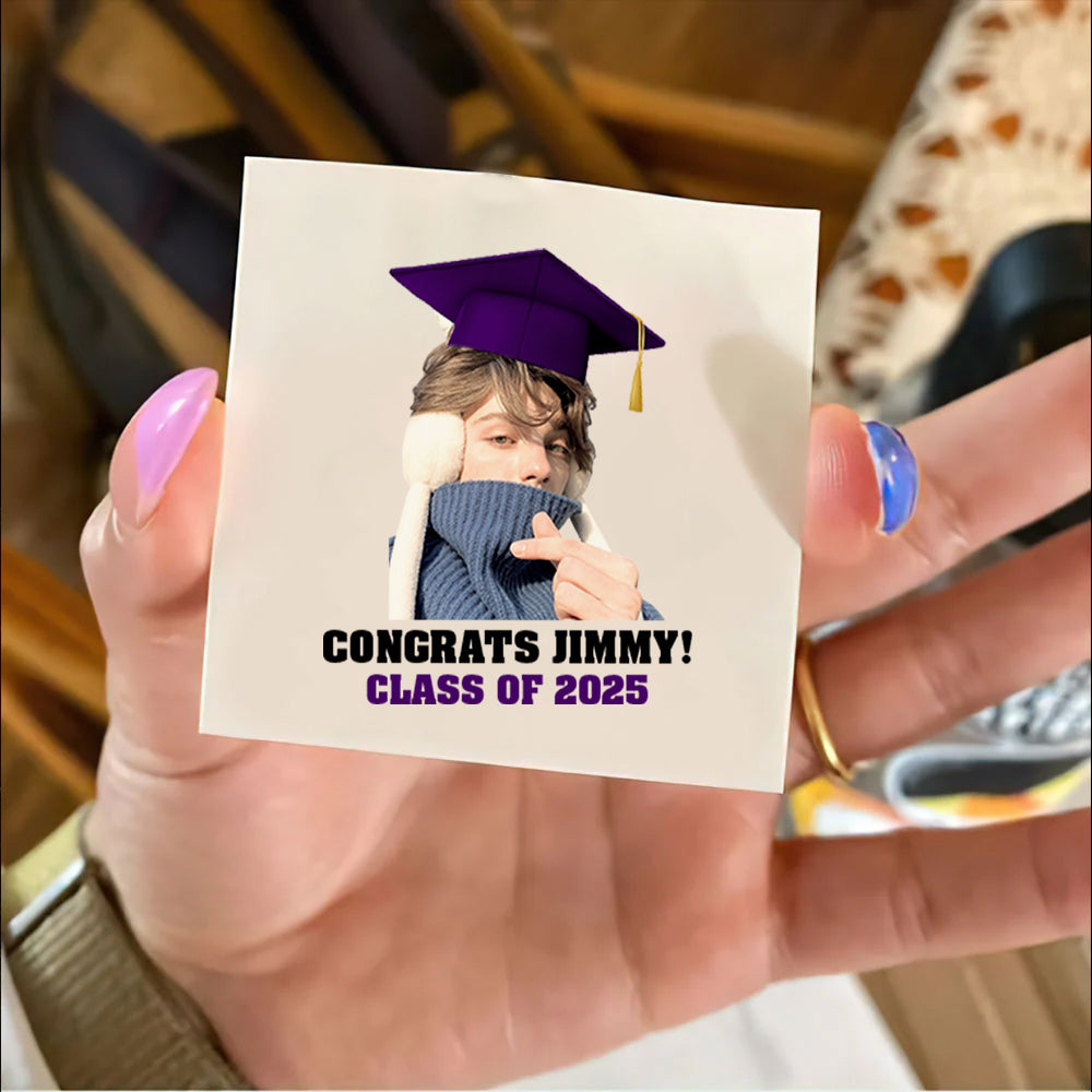 2025 Senior, Personalized Congrats Class Of 2025 Tattoos - Graduation Party