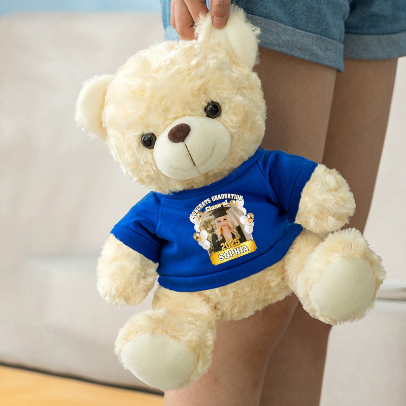 Class Of 2025 Congrats Graduate - Teddy Bear With Personalized Shirt