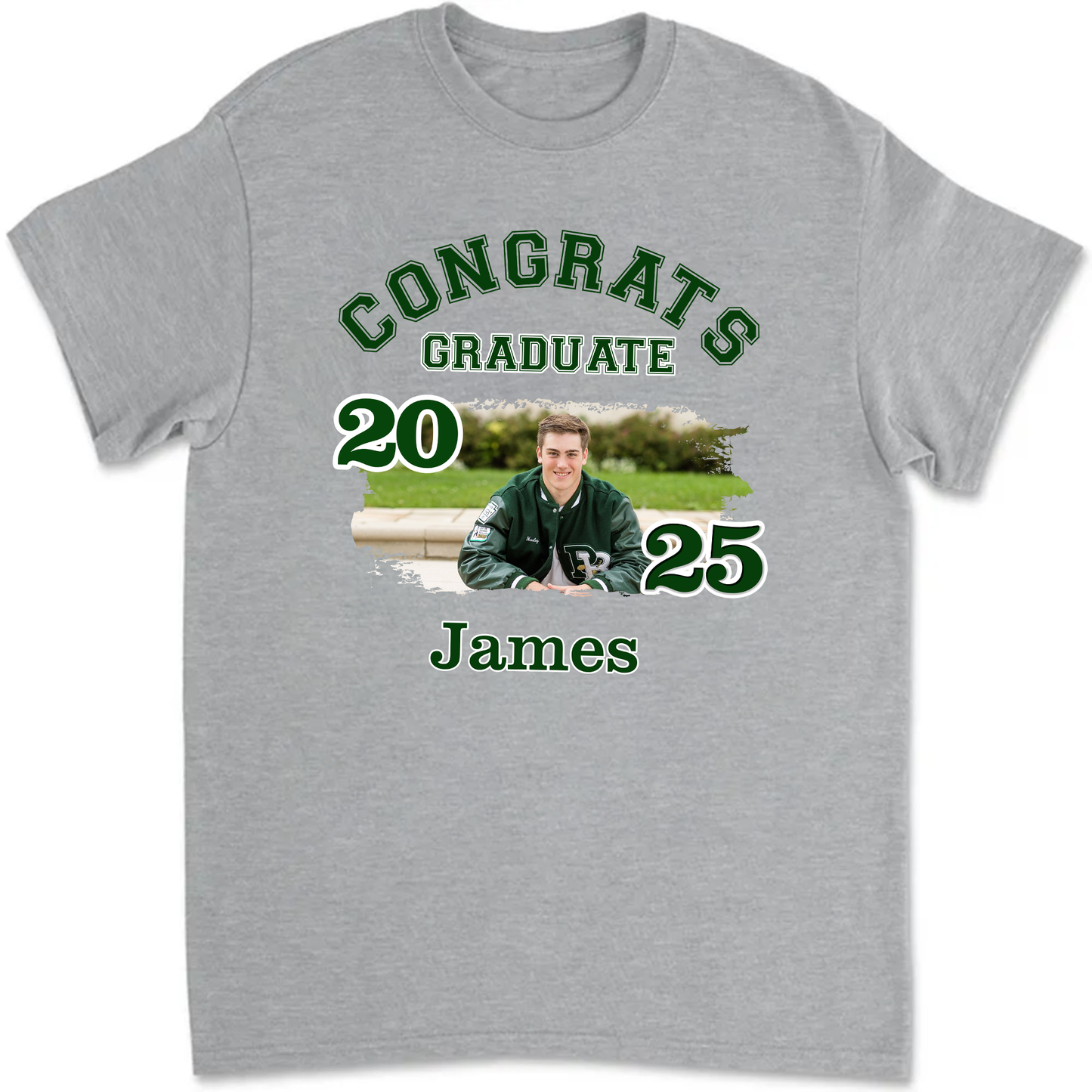 Congrats Graduate - Family Of Senior Graduation Class Of 2025 T-Shirt - Graduation Unisex T-Shirt