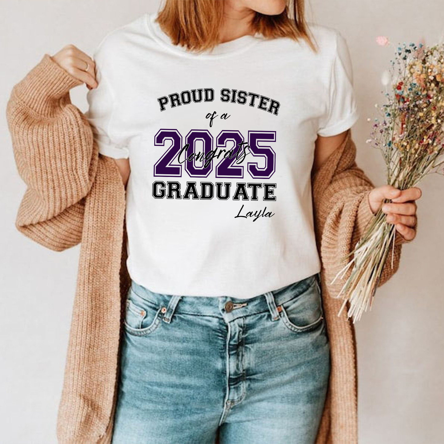 Proud Of You 2025 Graduation Class Of 2025 T-Shirt - Graduation Unisex T-Shirt