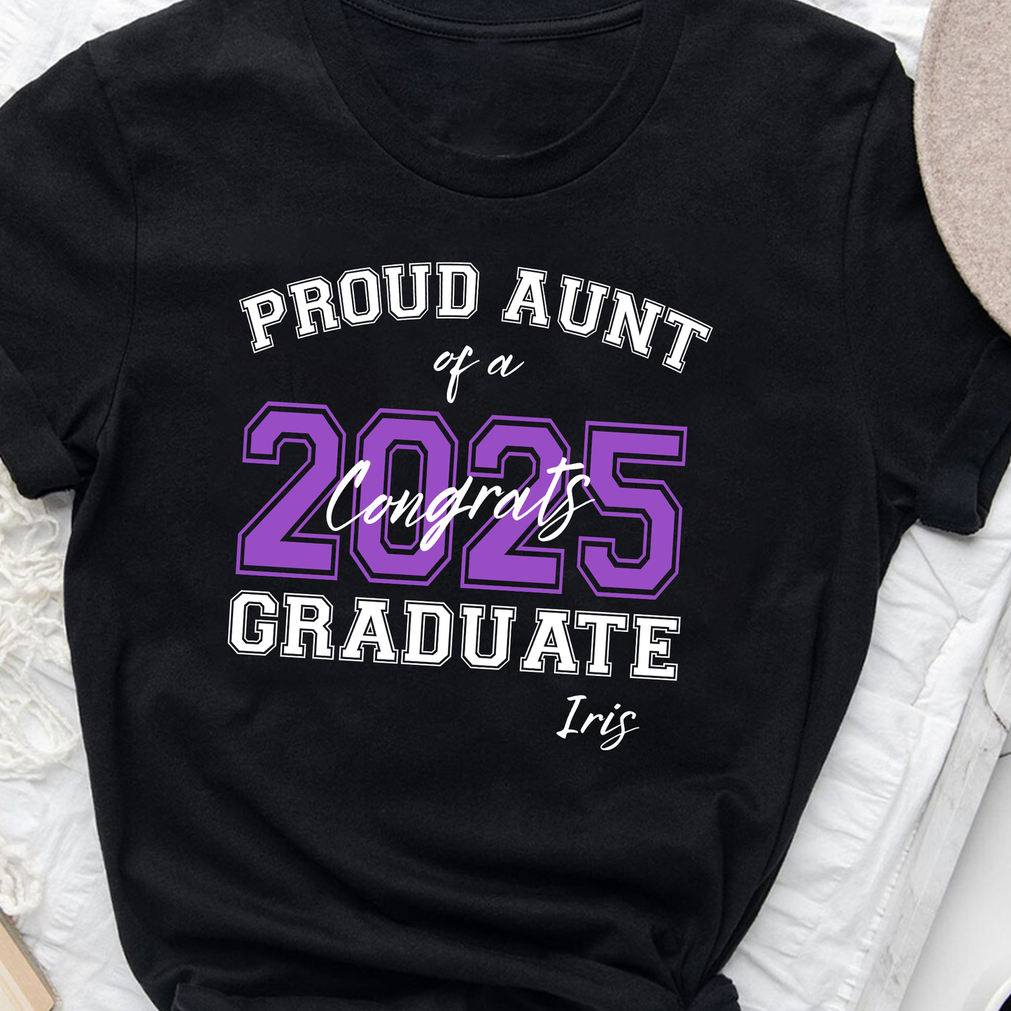 Proud Of You 2025 Graduation Class Of 2025 T-Shirt - Graduation Unisex T-Shirt