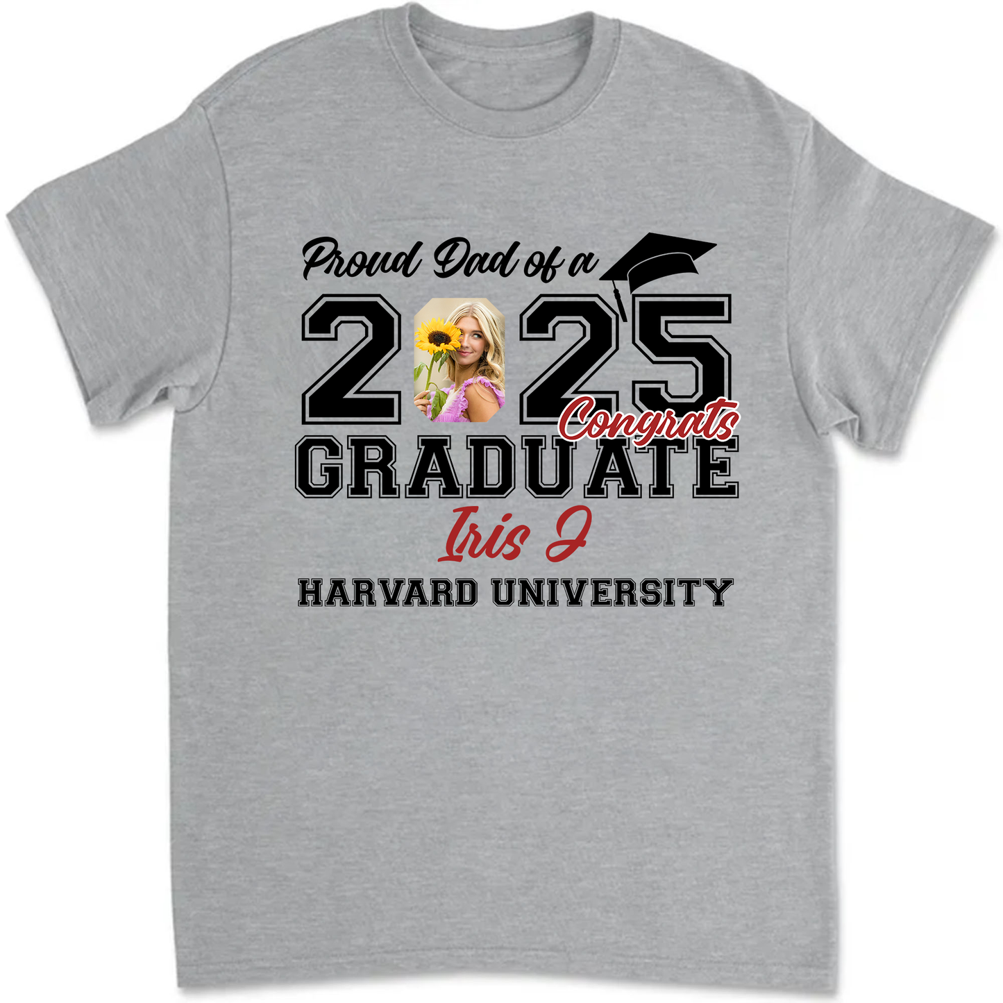 Proud Mom Dad - Family Of Senior Graduation Class Of 2025 T-Shirt - Graduation Unisex T-Shirt