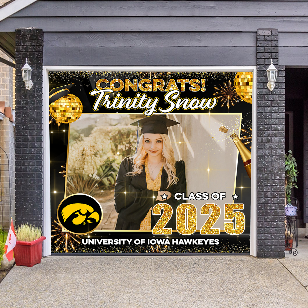 Trending 2025 Congratulations Class Of 2025 - Graduation Garage Door Decorations, Single Garage, Garage Door Banner