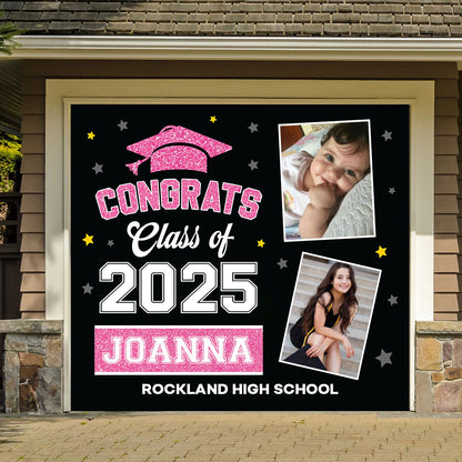 Star 2025 Congratulations Class Of 2025 - Graduation Garage Door Decorations