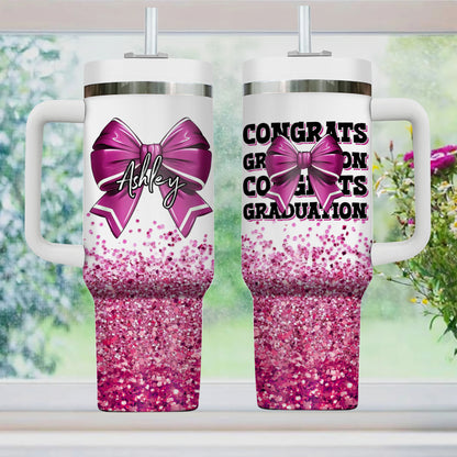 Graduation 40oz Tumbler - Personalized Custom Tumbler