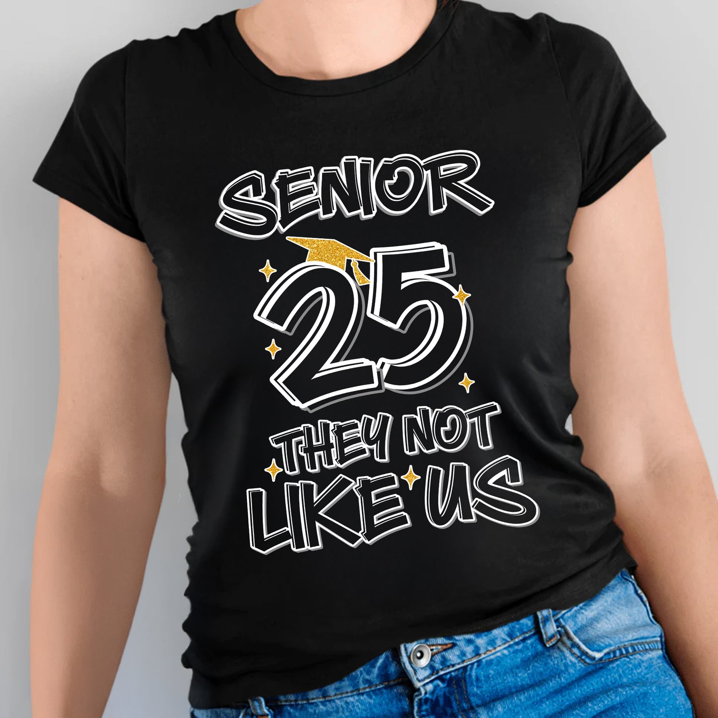 Senior Graduation Class Of 2025 T-Shirt  - Graduation Unisex T-Shirt