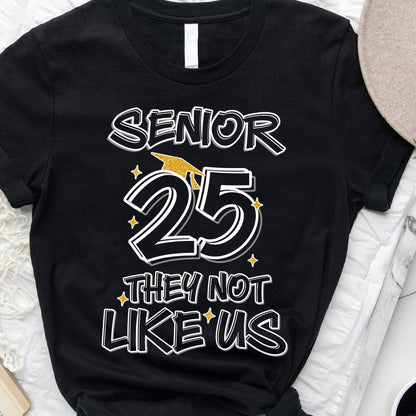 Senior Graduation Class Of 2025 T-Shirt  - Graduation Unisex T-Shirt