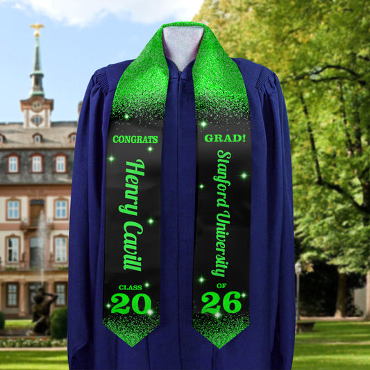 Custom Name Graduation Gift Stoles - Personalized Graduation Stoles