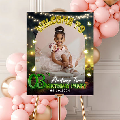 Welcome To Birthday Party Welcome Sign - Personalized Baby Welcome Sign - Welcome Sign Decor