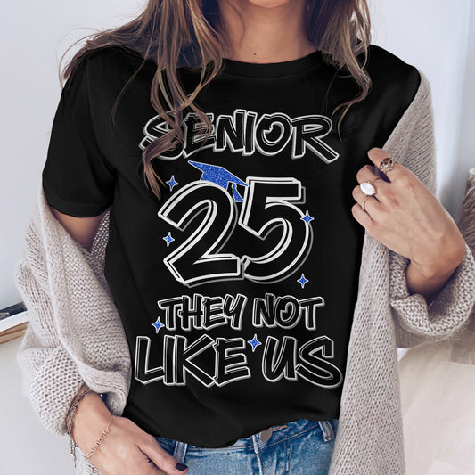 Senior Graduation Class Of 2025 T-Shirt  - Graduation Unisex T-Shirt