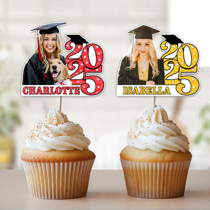 Class of 2025 Cupcake Topper - Cake Topper Only Paper