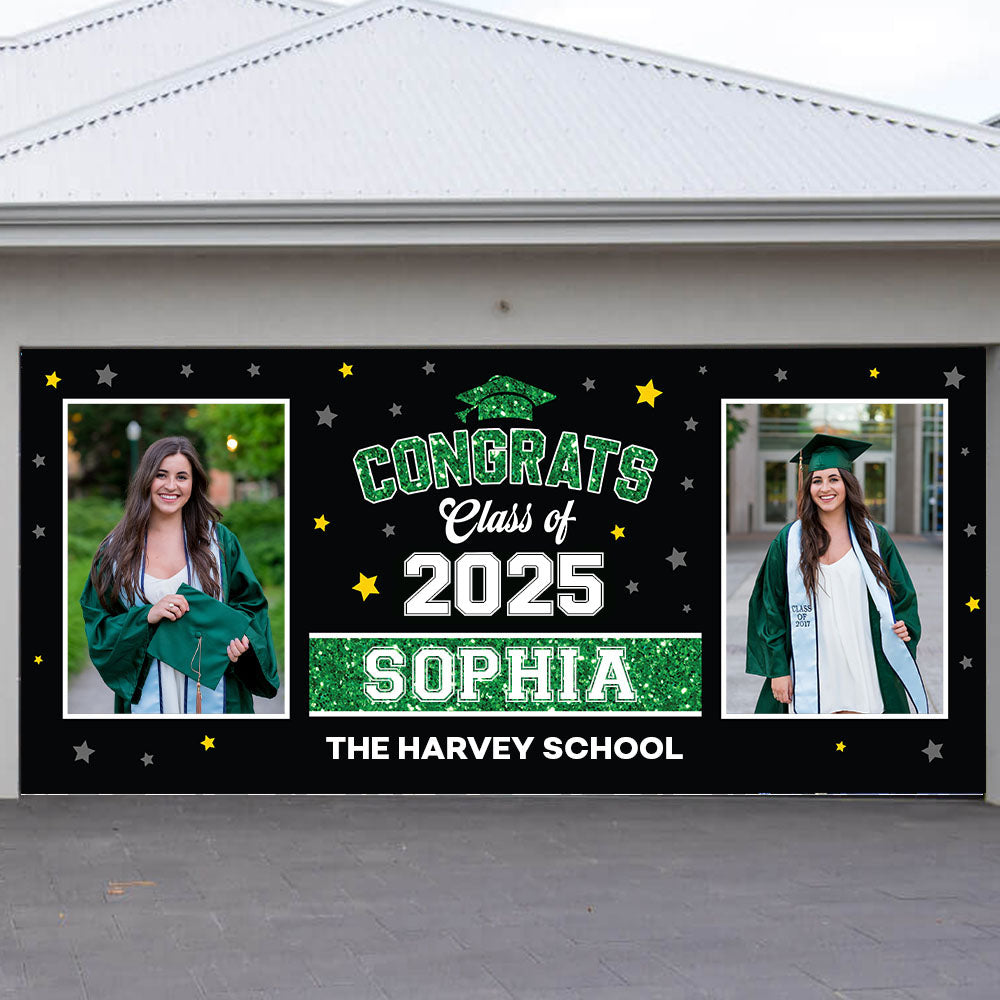 Star 2025 Congratulations Class Of 2025 - Graduation Garage Door Decorations