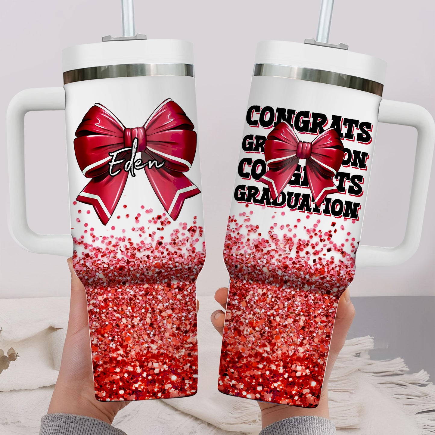 Graduation 40oz Tumbler - Personalized Custom Tumbler