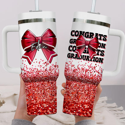 Graduation 40oz Tumbler - Personalized Custom Tumbler