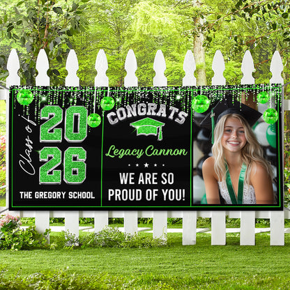 Disco Class Of 2026 - Graduation Banner - Unique Graduation Gift - Door Banner