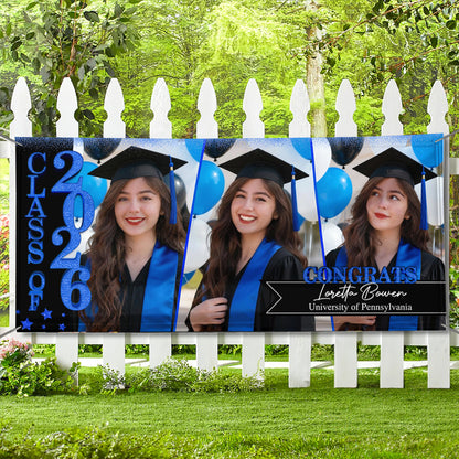 Congratulations Class Of 2026 - Graduation Banner - Unique Graduation Gift - Door Banner