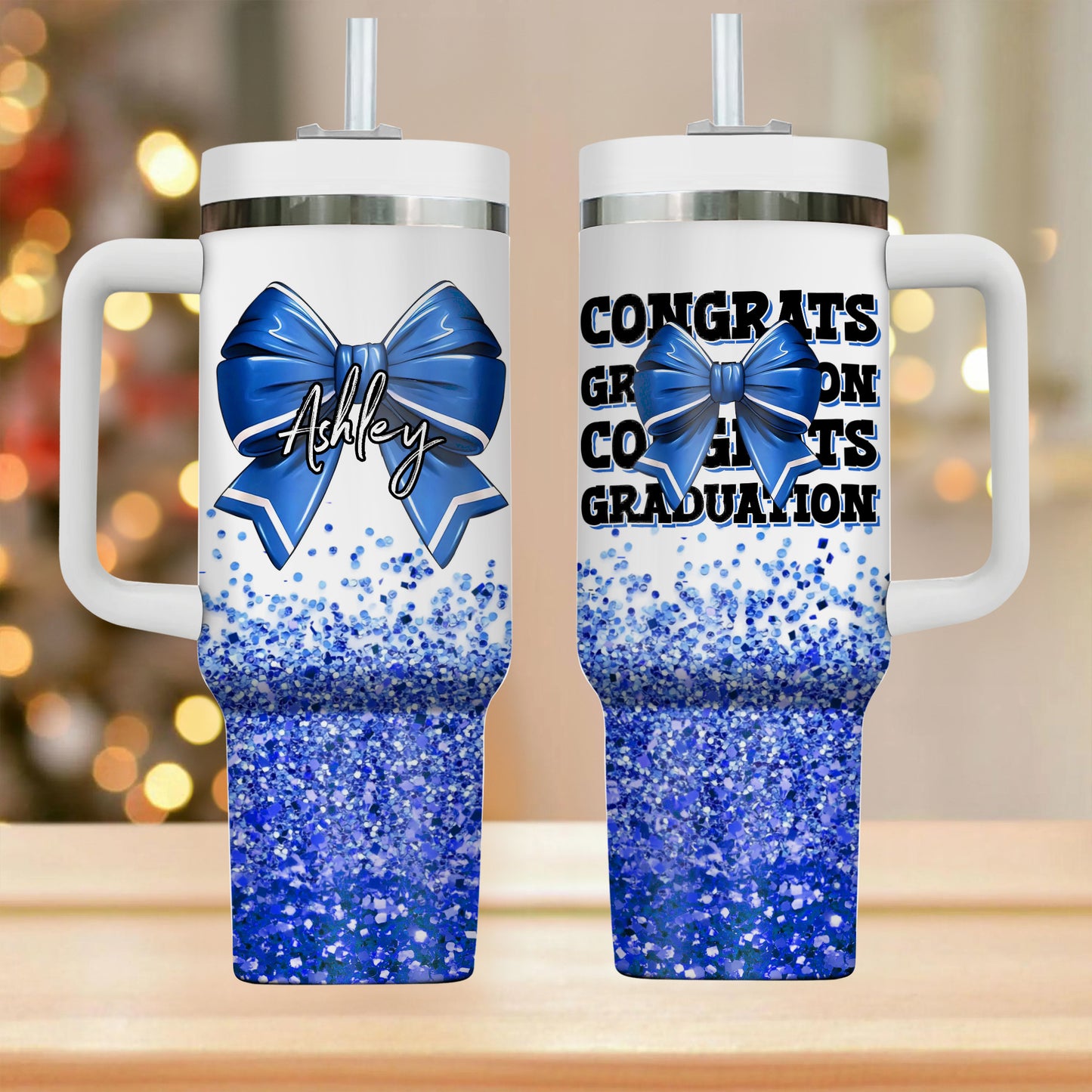 Graduation 40oz Tumbler - Personalized Custom Tumbler