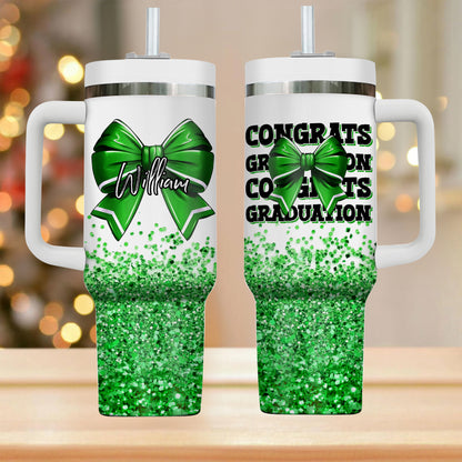 Graduation 40oz Tumbler - Personalized Custom Tumbler