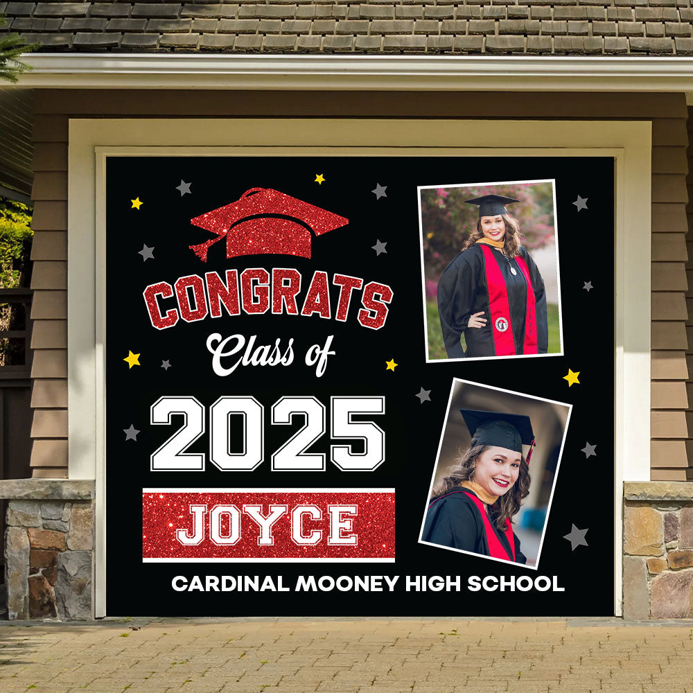 Star 2025 Congratulations Class Of 2025 - Graduation Garage Door Decorations