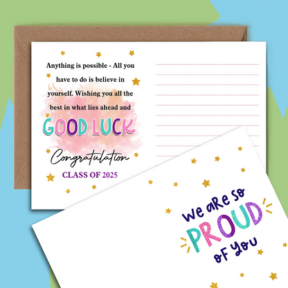 We Are So Proud Of You Greeting Card - Graduation Gift- Non-custom Greeting Card