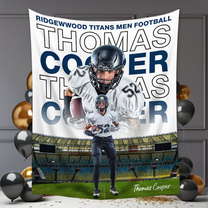 Sport Graduation Backdrop - Custom Class of 2025 Graduation Party Backdrop - Personalized Backdrop Graduation Party