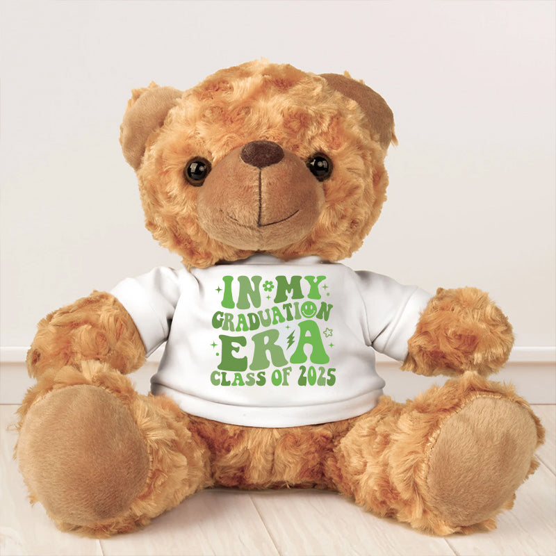 In My Graduation Era Class Of 2025 - Kindergarten Teddy Bear With Personalized Shirt