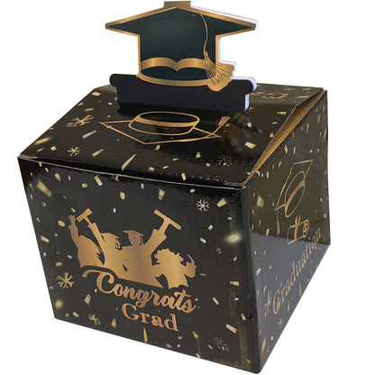 Graduation Pull Money Box for Cash, 2025 Congrats Grad Surprise Box for Party