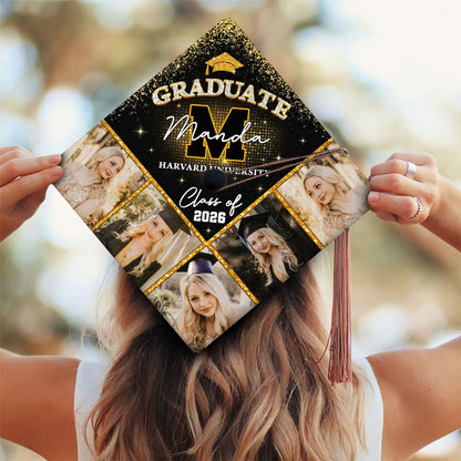 Custom Name Graduation Cap Topper Class Of 2026 - Graduation Decoration - Decorations For Grad Cap