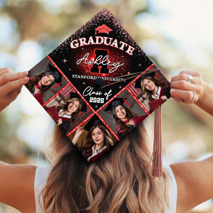 Custom Name Graduation Cap Topper Class Of 2025 - Graduation Decoration - Decorations For Grad Cap