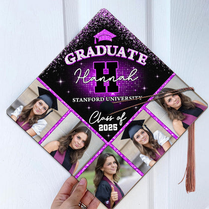 Custom Name Graduation Cap Topper Class Of 2025 - Graduation Decoration - Decorations For Grad Cap