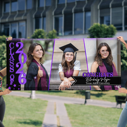 Congratulations Class Of 2026 - Graduation Banner - Unique Graduation Gift - Door Banner