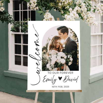 Wedding Welcome Sign - Welcome To The Wedding Sign - Personalized Wedding Sign - Wedding Decor