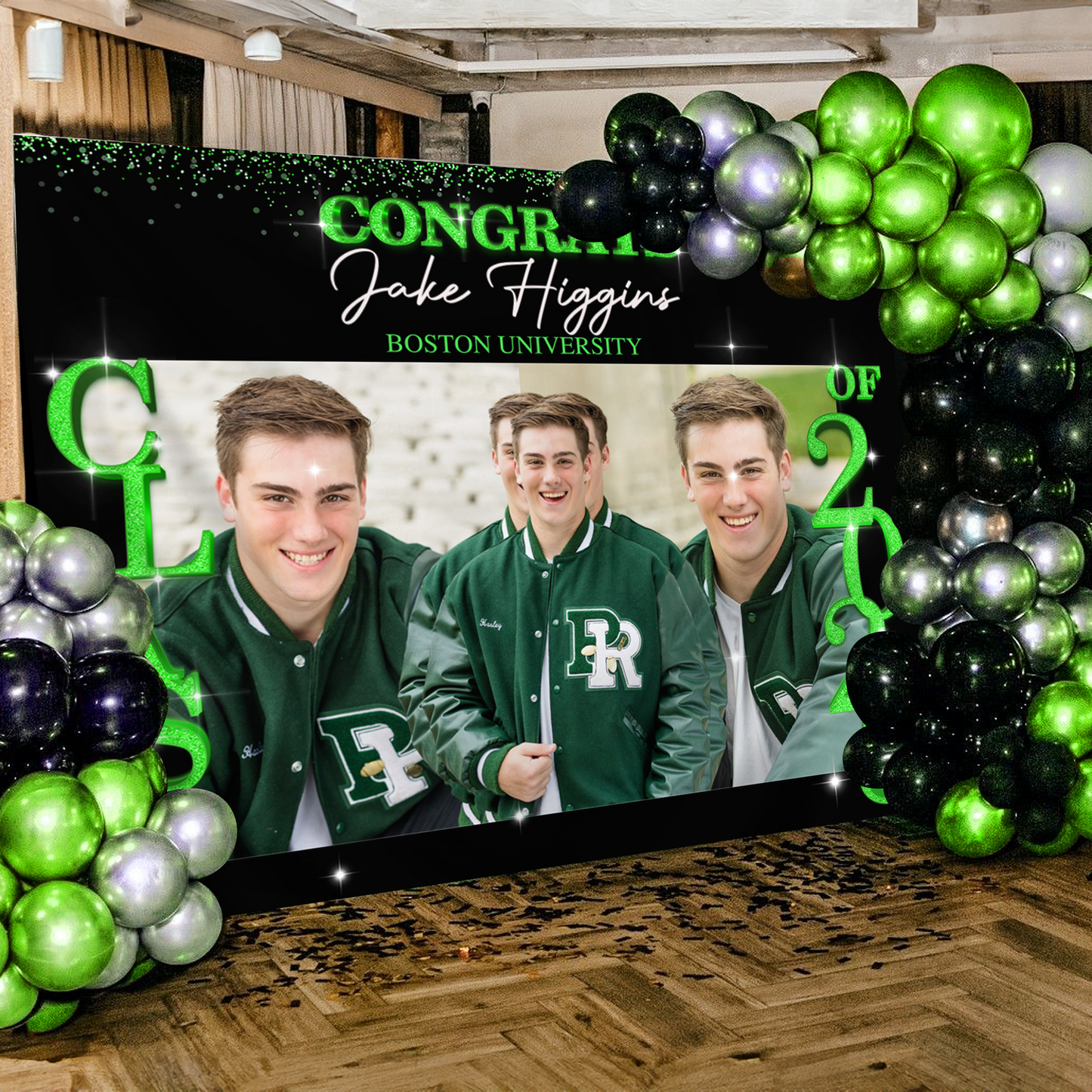 Class of 2025 Custom Graduation Party Backdrop - Personalized Custom Graduation Backdrop