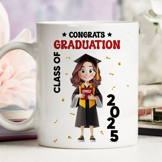 Congratulations Class Of 2025 - Graduation Gift - Personalized Custom Mug