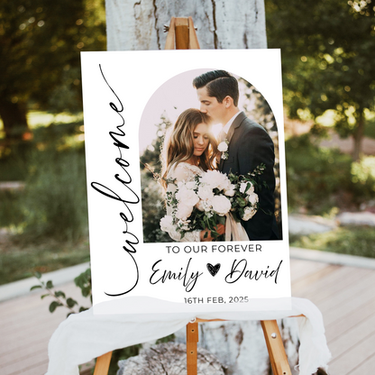 Wedding Welcome Sign - Welcome To The Wedding Sign - Personalized Wedding Sign - Wedding Decor