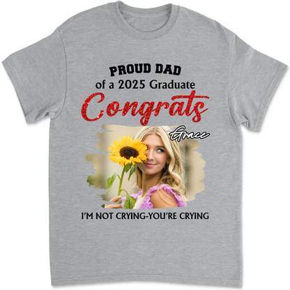 Proud Family Of Senior Graduation Class Of 2025 T-Shirt - Graduation Unisex T-Shirt