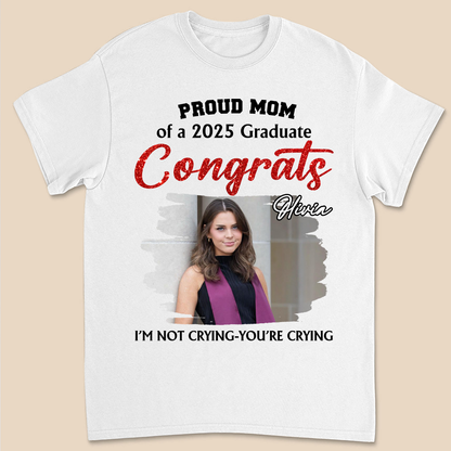 Proud Family Of Senior Graduation Class Of 2025 T-Shirt - Graduation Unisex T-Shirt