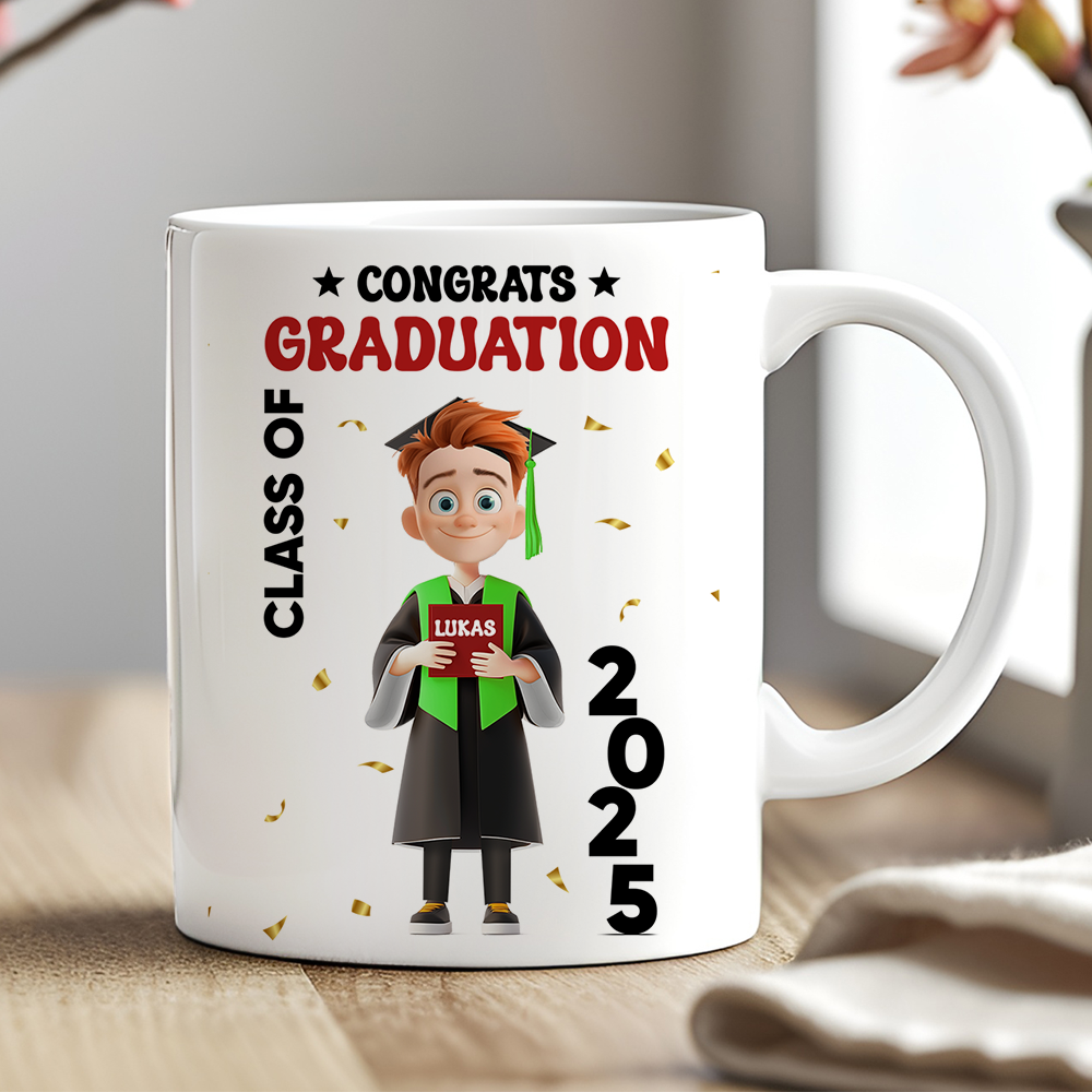 Congratulations Class Of 2025 - Graduation Gift - Personalized Custom Mug