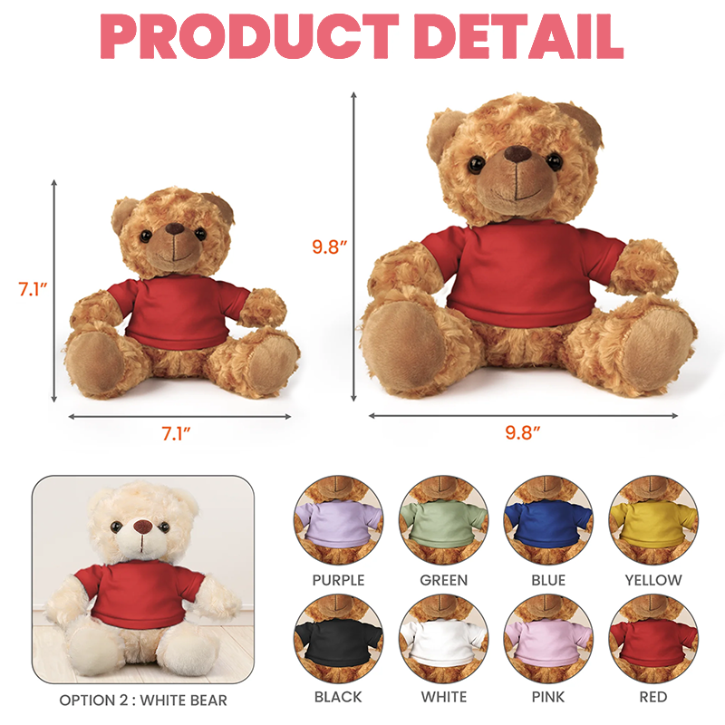 In My Graduation Era Class Of 2025 - Kindergarten Teddy Bear With Personalized Shirt