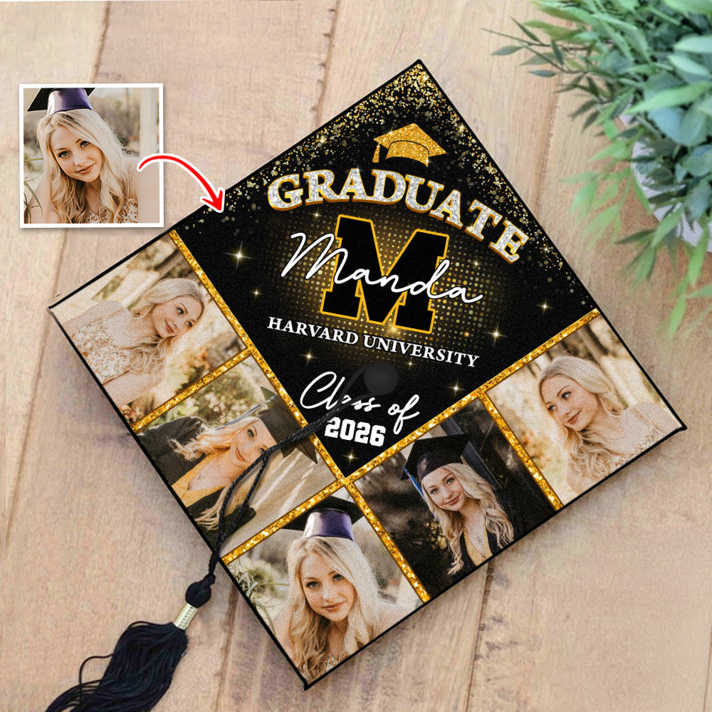 Custom Name Graduation Cap Topper Class Of 2026 - Graduation Decoration - Decorations For Grad Cap