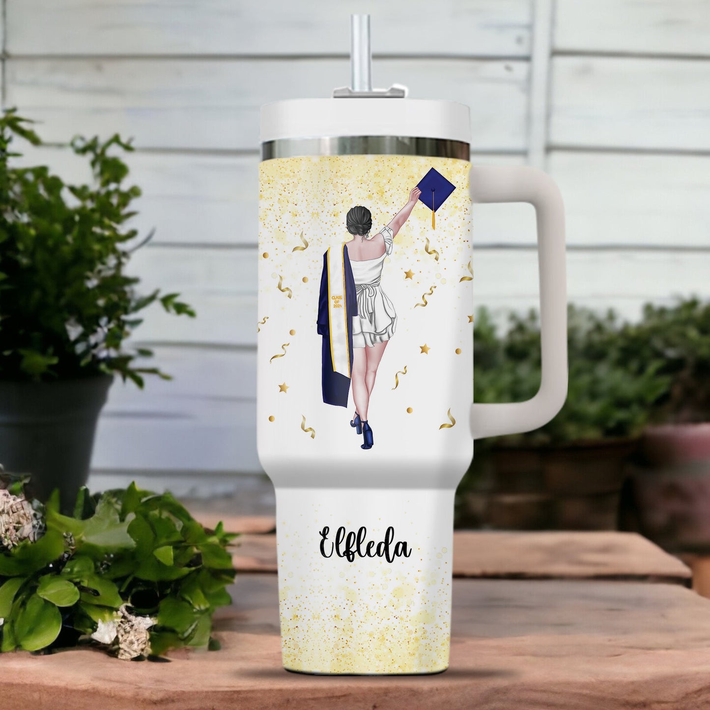 Class Of 2025 Graduated - Graduation 40oz Tumbler - Gift For Sister, Gift For Friends, Gift For Her - Personalized Custom Tumbler